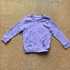Garanimals Lavender Unicorn Sweatshirt
